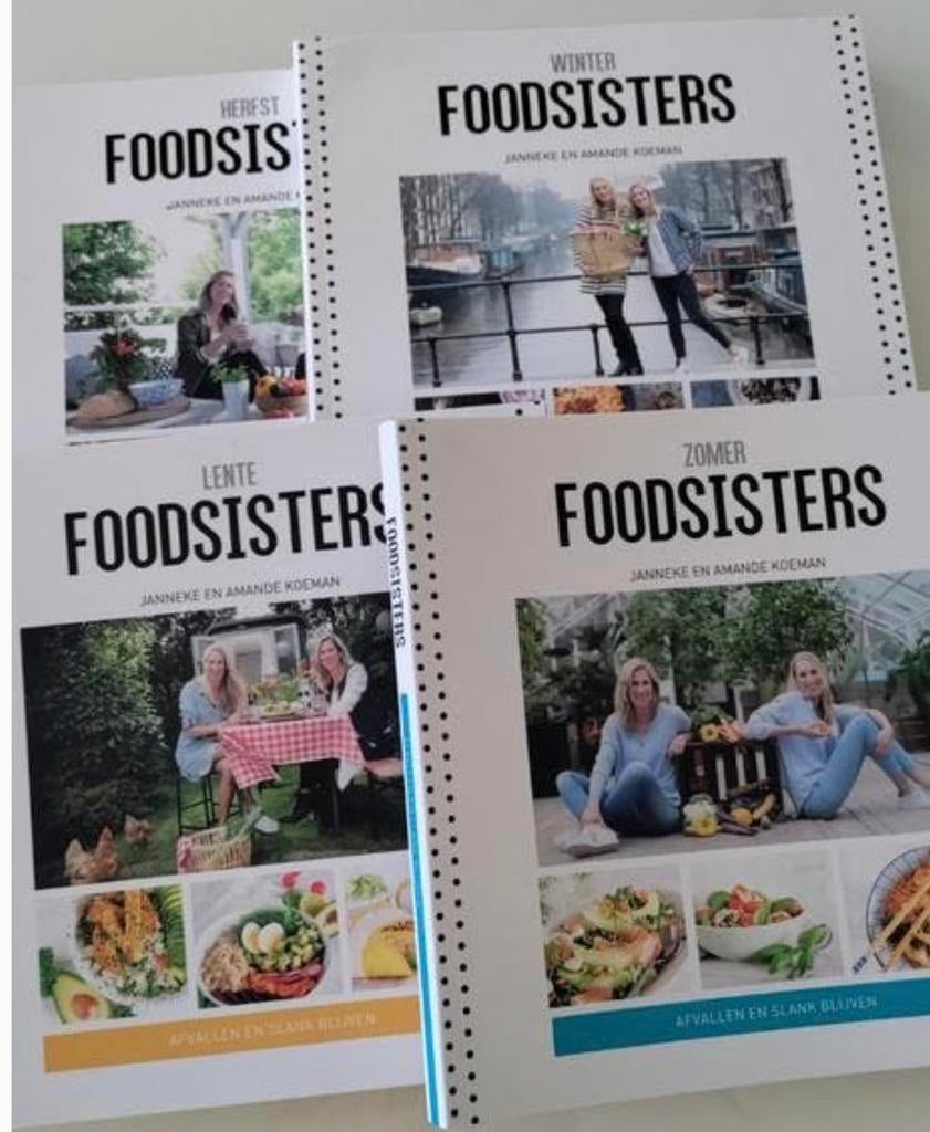 Foodsisters 4 seizoenen boeken, Ophalen of Verzenden, Zo goed als nieuw