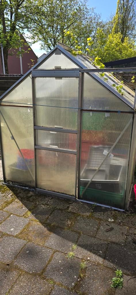 Aluminium kas - 192x155x197cm, Ophalen, Kweekkas, Aluminium, Polycarbonaat