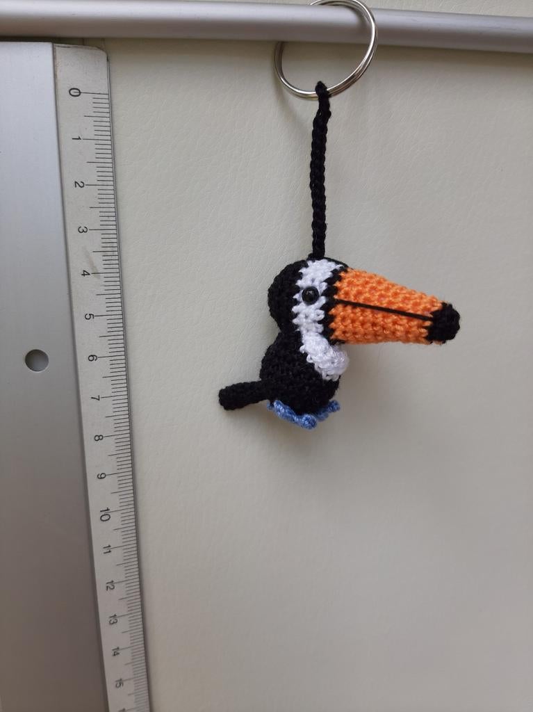 Sleutelhanger toekan, Verzenden, Nieuw