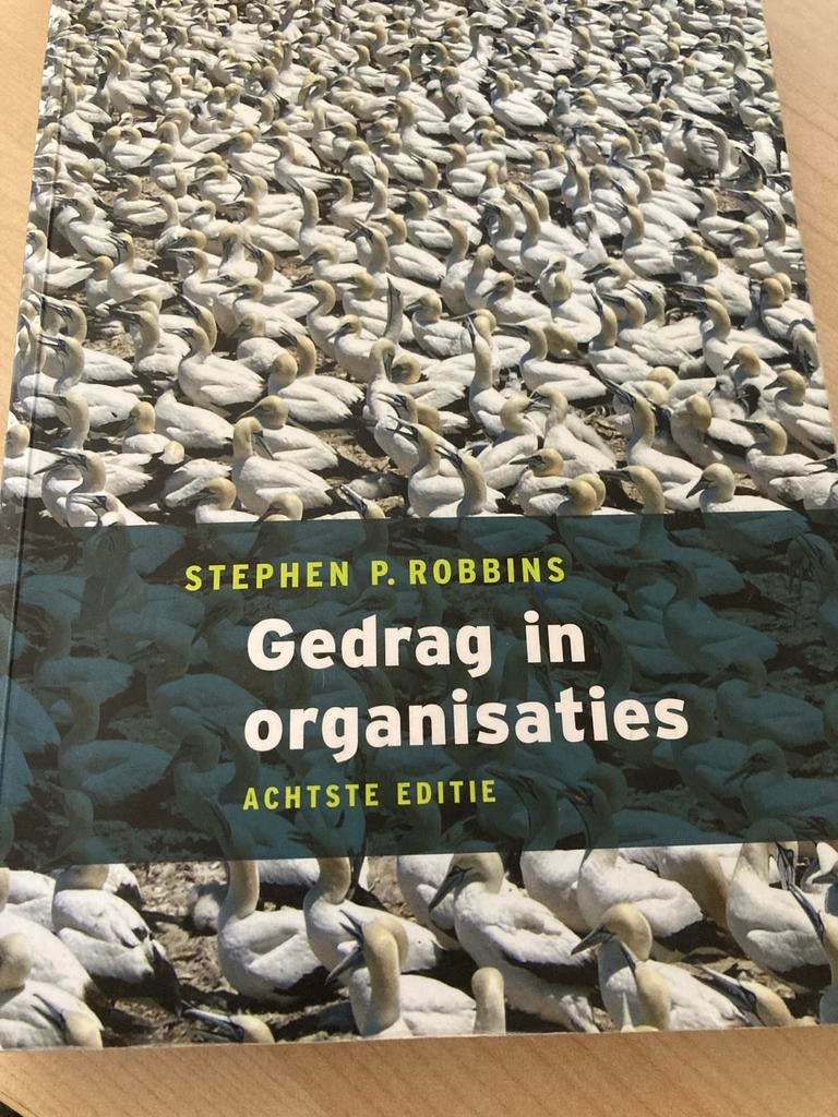 Gedrag in organisaties - Stephen P. Robbins, Ophalen of Verzenden, Zo goed als nieuw, Management