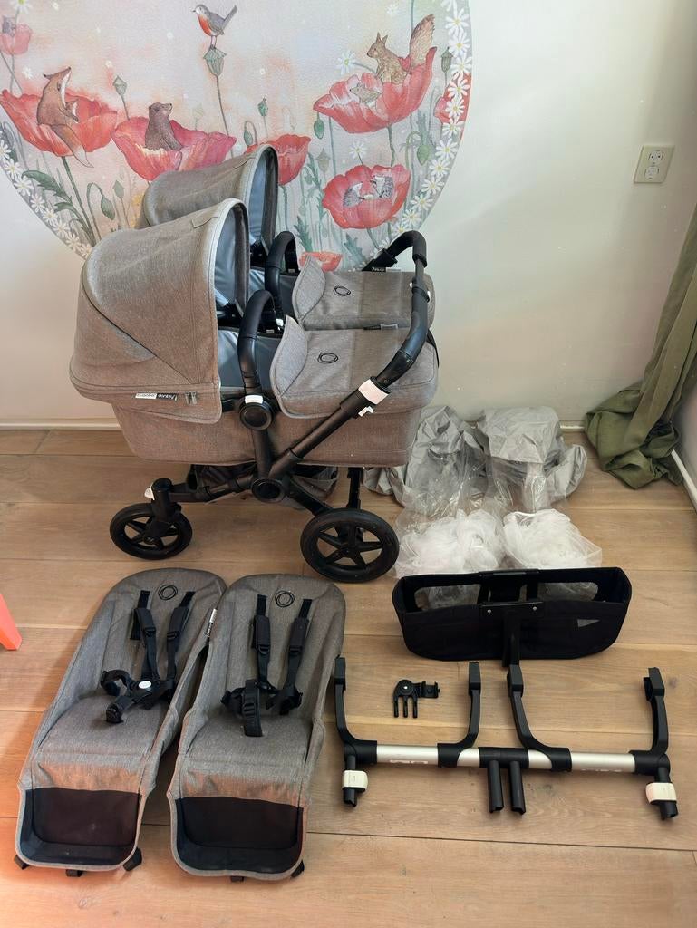 Bugaboo Donkey Duo 3, Kinderen en Baby's, Kinderwagens en Combinaties, Ophalen, Gebruikt, Bugaboo