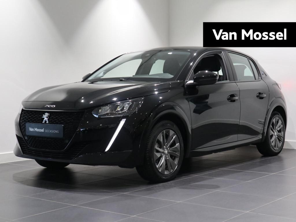 Peugeot e-208 EV Active Pack 50 kWh ANDROID AUTO/ APPLE CARP, Auto's, 12 maanden, Zwart, Origineel Nederlands, 315 min
