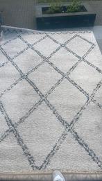 Tapijt vloerkleed varamin ruit creme zwart 200x290, Huis en Inrichting, Stoffering | Tapijten en Kleden, Gebruikt, Zwart, 200 cm of meer