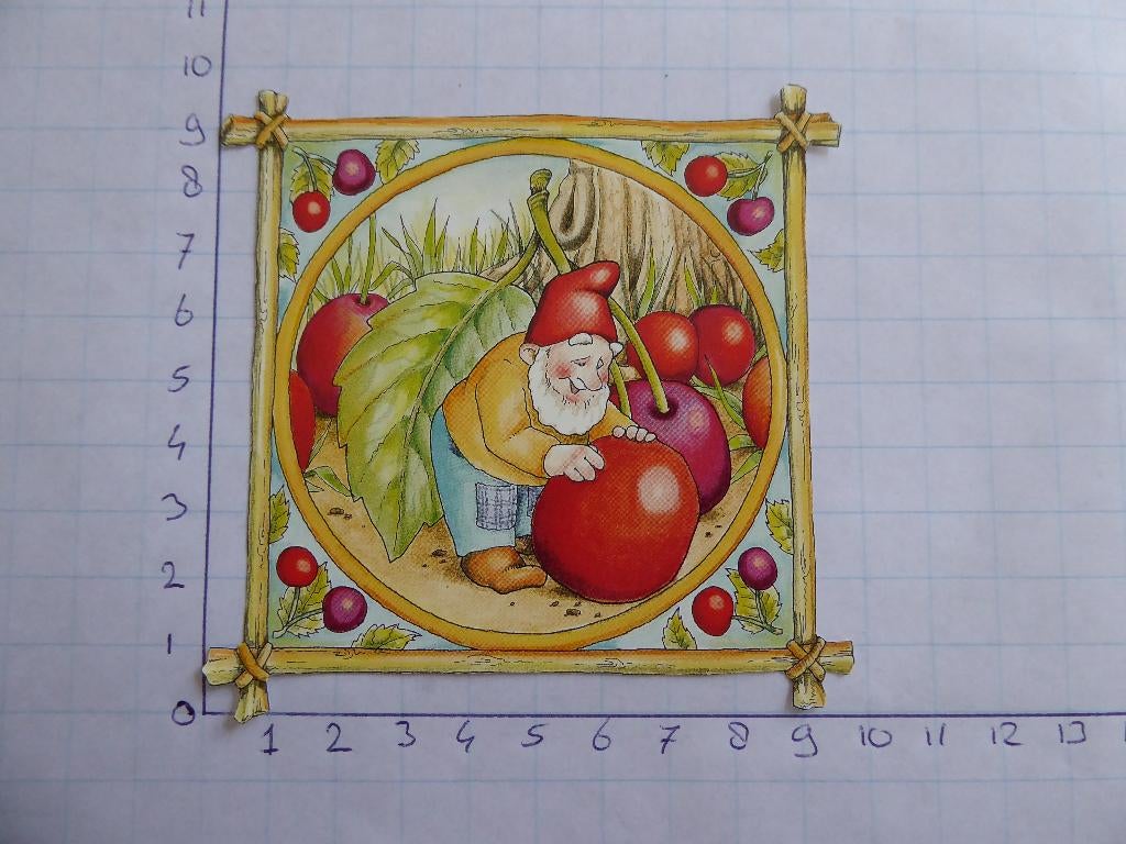 nr. 1595 - uitgeknipt 3d plaatje, Ophalen of Verzenden, Nieuw, Fantasie, Knipvel