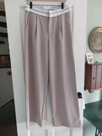Loavies pantalon maat L beige met ecru boord, Beige, Maat 42/44 (L), Ophalen of Verzenden, Loavies
