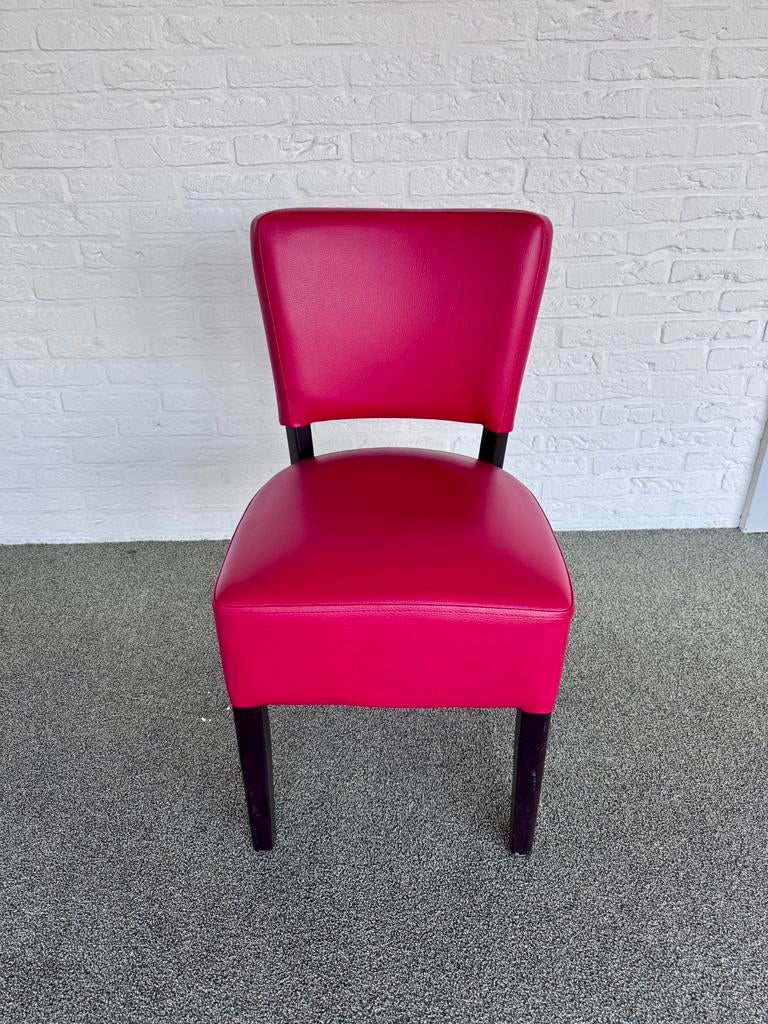 Roze/rode stoelen, Ophalen, Zo goed als nieuw, Rood, Twee