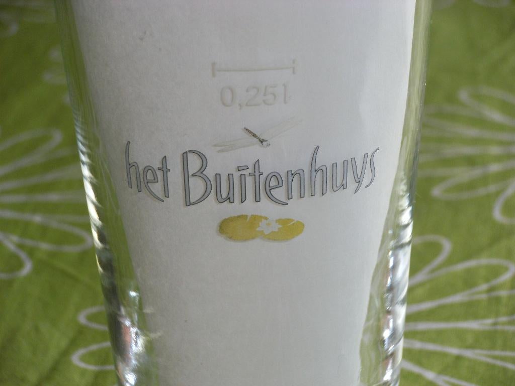 Het Buitenhuys dubbeldruk Grolsch, Ophalen of Verzenden, Zo goed als nieuw, Glas of Glazen, Grolsch