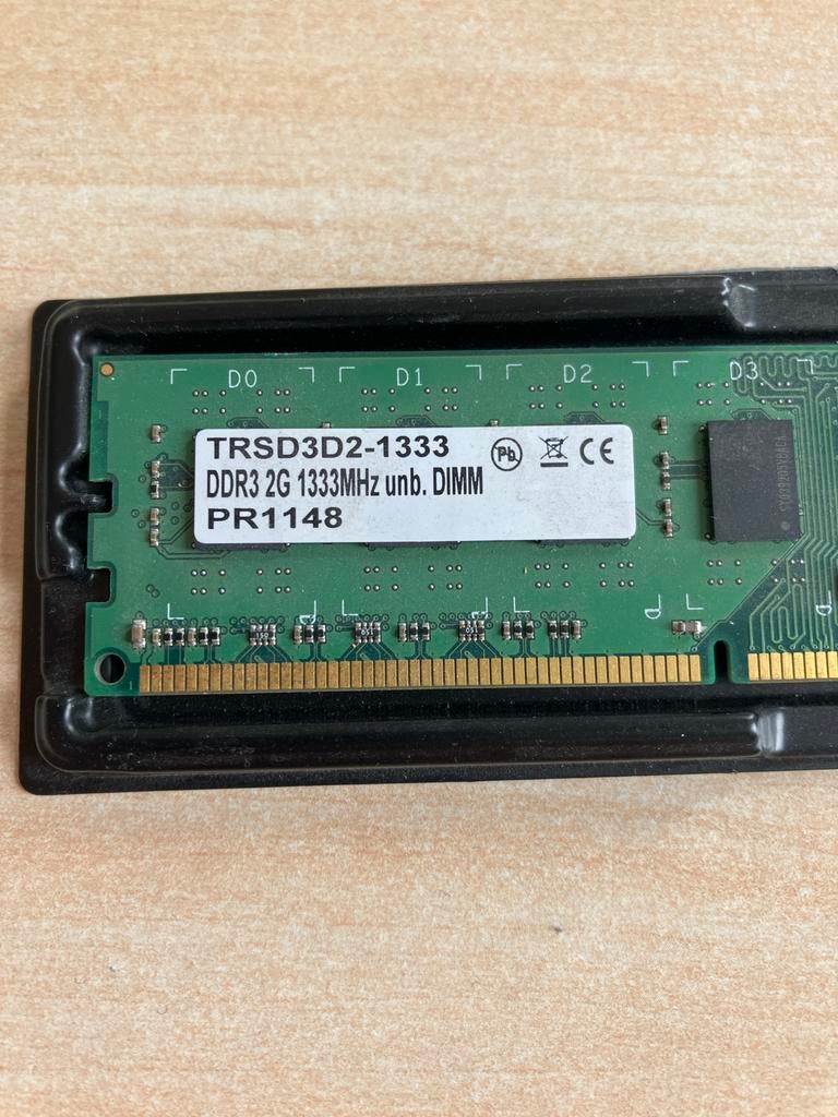 DDR3 2GB 1333MHz RAM Geheugenmodule, Verzenden, DDR3, Zo goed als nieuw, Desktop