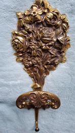 Oude retro goud kleurig wandhaak of kapstok Italy VCR Brev, Ophalen of Verzenden