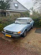 Saab 900 2.0 GLE AUT 1984 Blauw, Auto's, Stof, 4 cilinders, Blauw, Origineel Nederlands