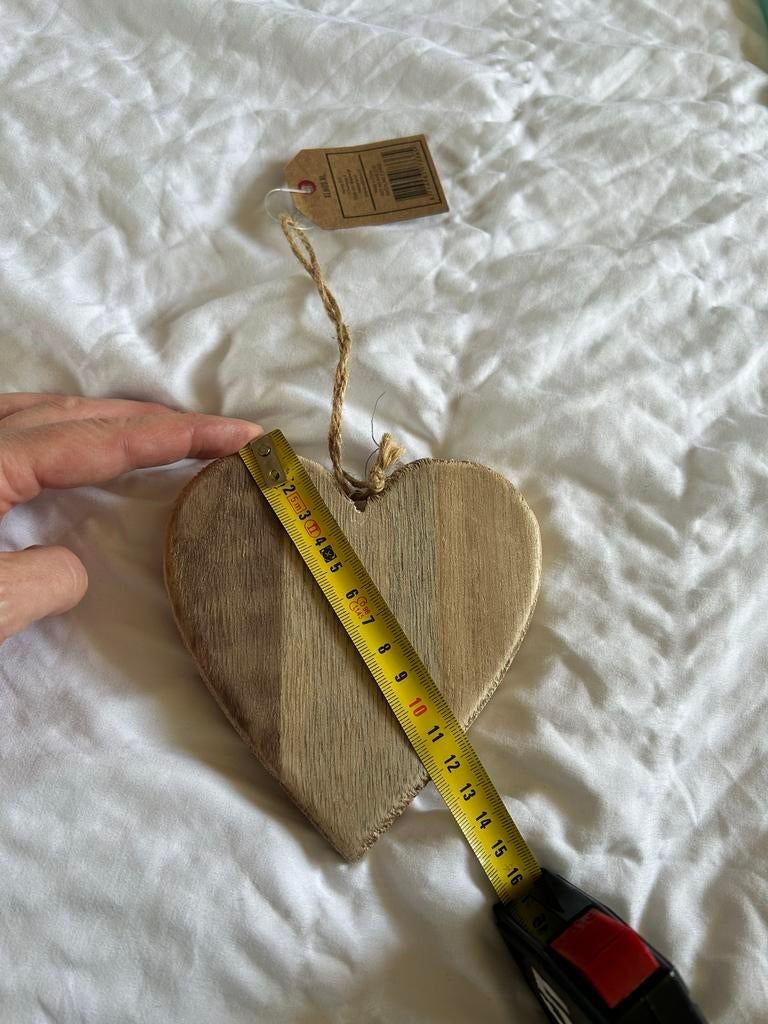 Houten hart decoratie van Xenos, Huis en Inrichting, Woonaccessoires | Overige, Hout, Ophalen of Verzenden, Bruin, Landelijk