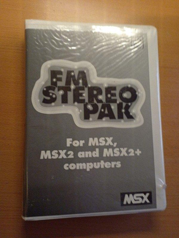 Doos en boekje MSX FM Stereo Pak, Verzenden, Gebruikt