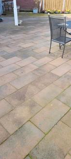 Gratis Terras tegels, Tuin en Terras, Tegels en Klinkers, Gebruikt, Ophalen of Verzenden, 10 m² of meer, Beton