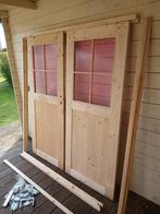 Tuinhuis kozijn en dubbele deuren NIEUW, ongebruikt, Nieuw, Minder dan 200 cm, Zonder ramen, Ophalen