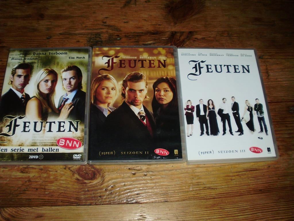Feuten seizoen 1 2 en 3 / serie / DVD, Vanaf 12 jaar, Ophalen of Verzenden, Gebruikt