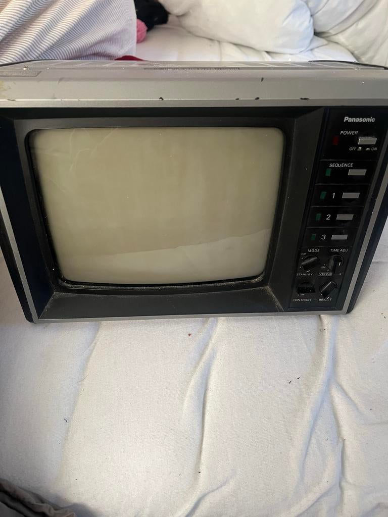 Vintage Panasonic Beeldscherm/Monitor, Audio, Tv en Foto, Vintage Televisies, Gebruikt, Minder dan 40 cm, Panasonic, Ophalen