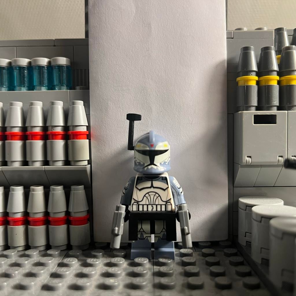 Custom Lego Star Wars Wolffe Clone Commander minifiguur, Ophalen of Verzenden, Nieuw, Losse stenen, Lego