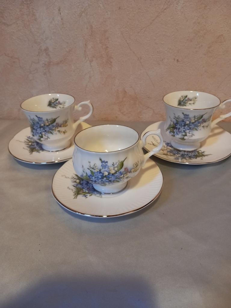 1 kop en schotel Springfield Bone China, Ophalen of Verzenden