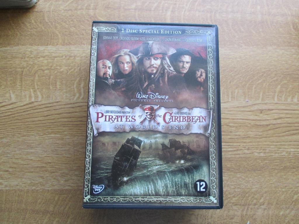 pirates of the caribbean -at world's end op 2 dvd's- (1), Cd's en Dvd's, Alle leeftijden, Verzenden, Zo goed als nieuw