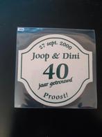 grolsch bier viltje gvg nr. 494 joop & dini 2000, Ophalen of Verzenden, Nieuw, Viltje(s), Grolsch