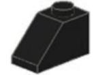 Lego Stenen 5x 1x2 Slope Schuin Zwart 3040 (NIEUW), Ophalen of Verzenden, Nieuw, Losse stenen, Lego