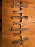 Hoppe binnendeurbeslag - Set van 4, Ophalen of Verzenden, Gebruikt, Rvs, Klink of Kruk