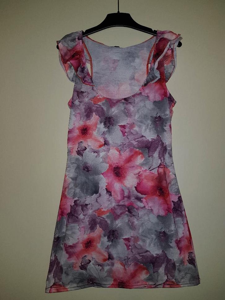 Kleurrijke jurk / tuniek -- maat XS / 34 -- Enjoy (nieuw!), Kleding | Dames, Jurken, Nieuw, Maat 34 (XS) of kleiner, Roze, Boven de knie