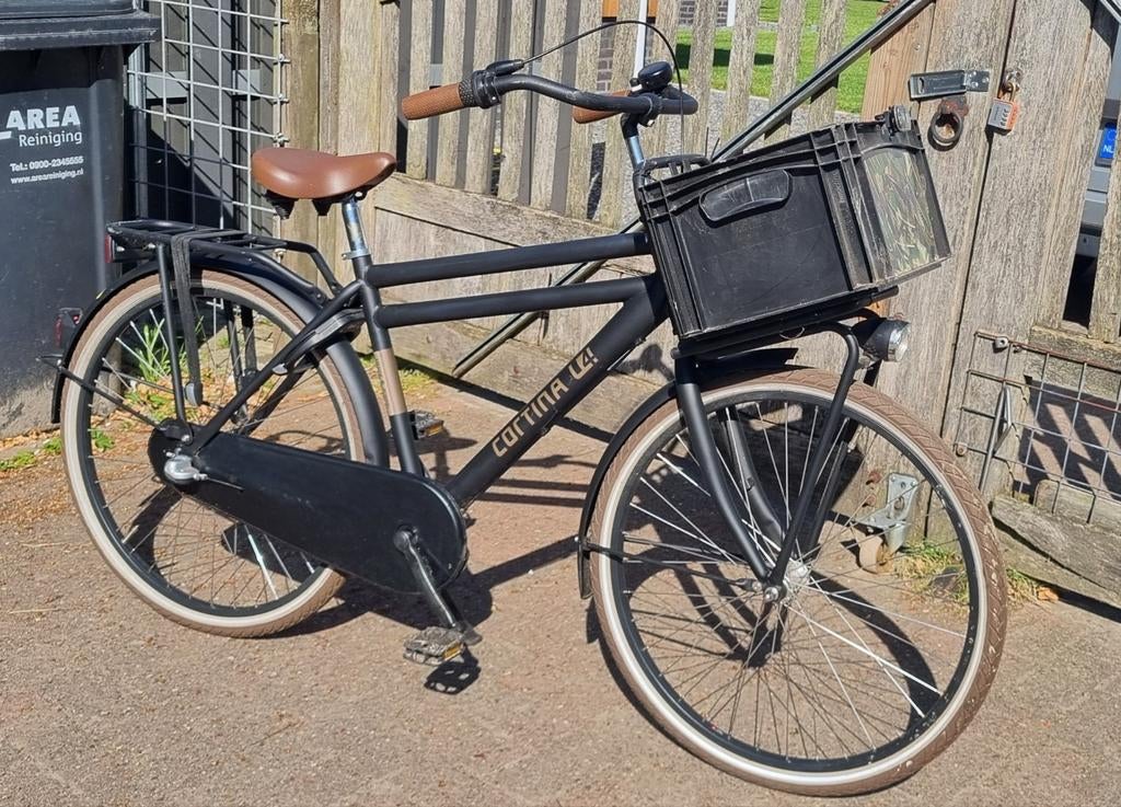 Cortina u4  jongens fiets transportfiets 24inch Z.G.A.N, Terugtraprem, Versnellingen, Minder dan 49 cm, Zo goed als nieuw
