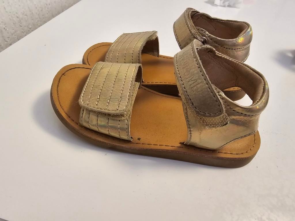 Shoesme gouden sandalen maat 25, Ophalen, Gebruikt, Meisje, Schoenen