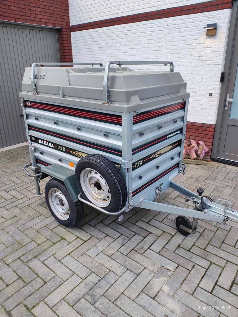 Daxara 158 Verhoogd - 1800 Liter Bagagewagen/Aanhanger, Ophalen