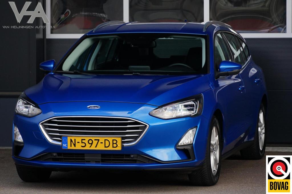 Ford Focus Wagon 1.0 EcoBoost Trend Edition Business, ACC, L, Gebruikt, Euro 6, Blauw, Origineel Nederlands