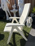 Hartman tuinstoel wit opklapbaar, Ophalen, Gebruikt, Kunststof, Inklapbaar