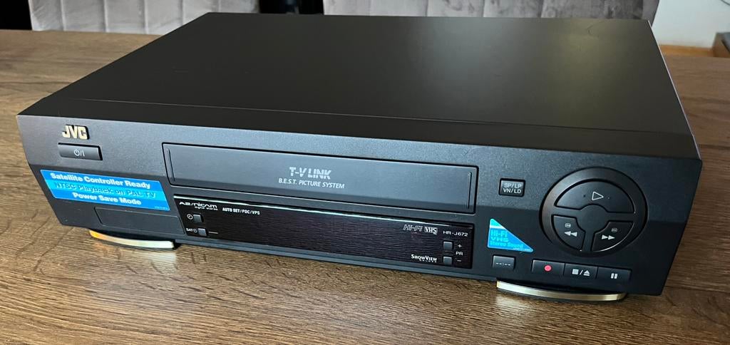 JVC HR-J672 videorecorder, Audio, Tv en Foto, Videospelers, Ophalen of Verzenden, Zo goed als nieuw