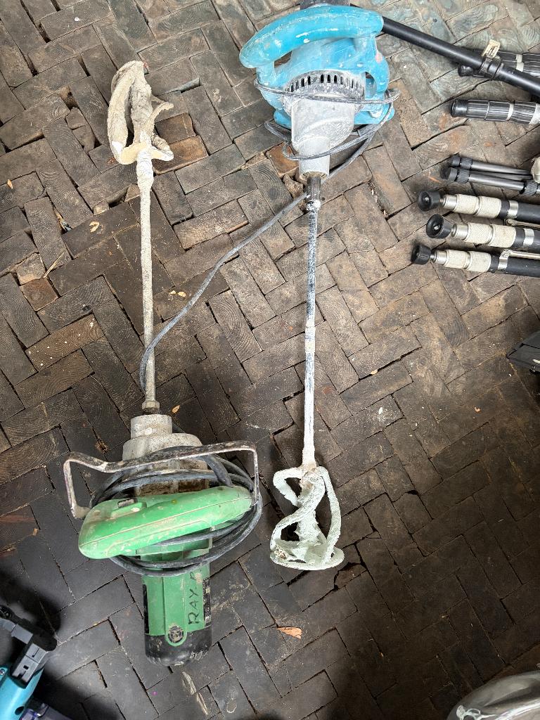 betonmixer 2x, Doe-het-zelf en Verbouw, Betonmolens, Ophalen, Gebruikt