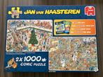 3 gratis puzzels bij Haasteren: Kerstkoopjes / Black Friday, Ophalen of Verzenden, 500 t/m 1500 stukjes, Zo goed als nieuw