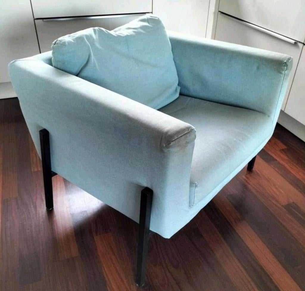 Ikea fauteuil/ stoel Koarp (DIY project herstofferen), Ophalen, Gebruikt, 75 tot 100 cm, 75 tot 100 cm
