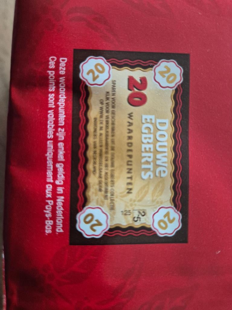 2.000 Douwe Egberts punten, Ophalen of Verzenden, Nieuw