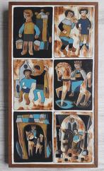 RIDDERS TE PAARD>FIGUREN>OUD 1962>KERAMIEK VAN HENK POTTERS, Antiek en Kunst, Antiek | Keramiek en Aardewerk, Ophalen of Verzenden