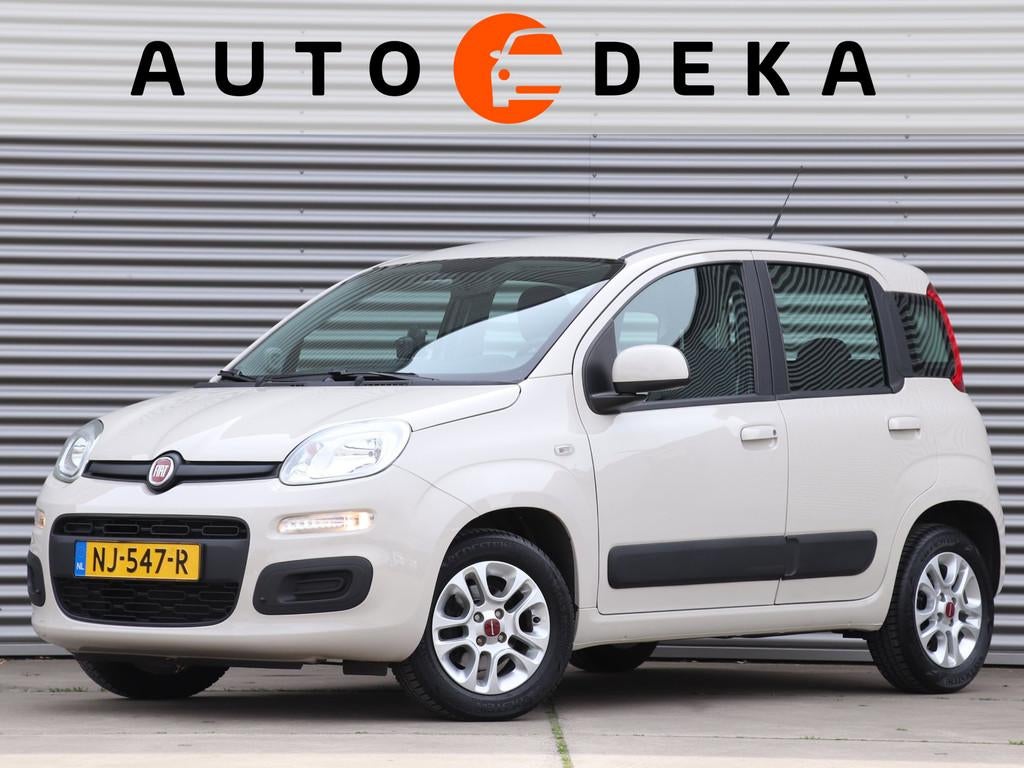 Fiat Panda 1.2 Popstar *Airco*, Auto's, Stof, Gebruikt, Bruin, Origineel Nederlands