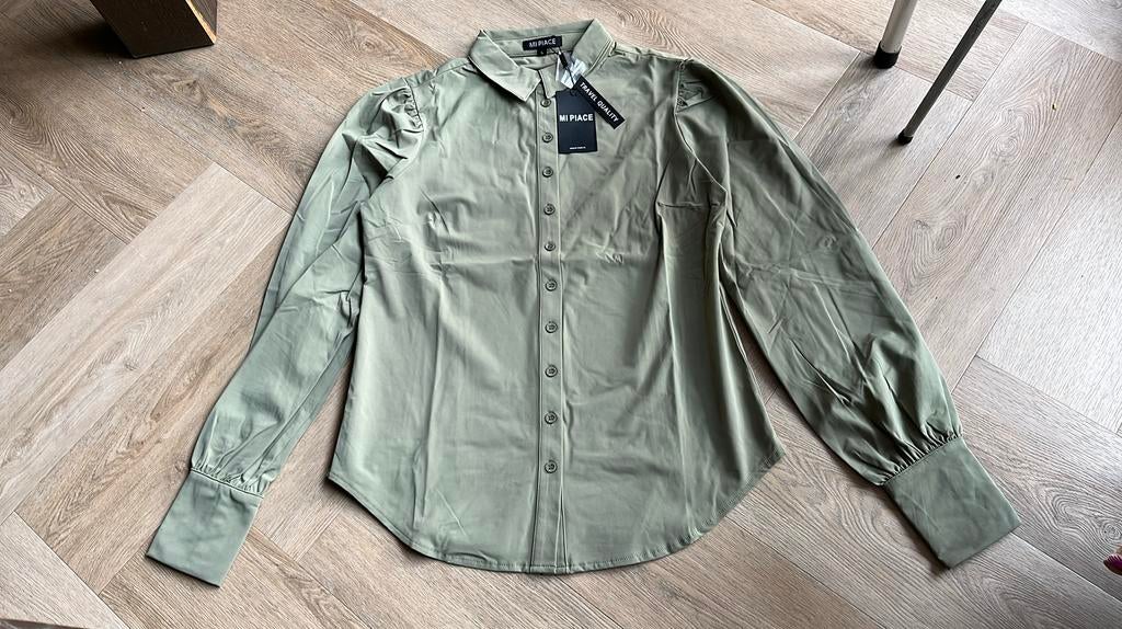 Dames blouse maat L Mi Piace, Kleding | Dames, Blouses en Tunieken, Ophalen of Verzenden, Nieuw, Maat 42/44 (L), Groen