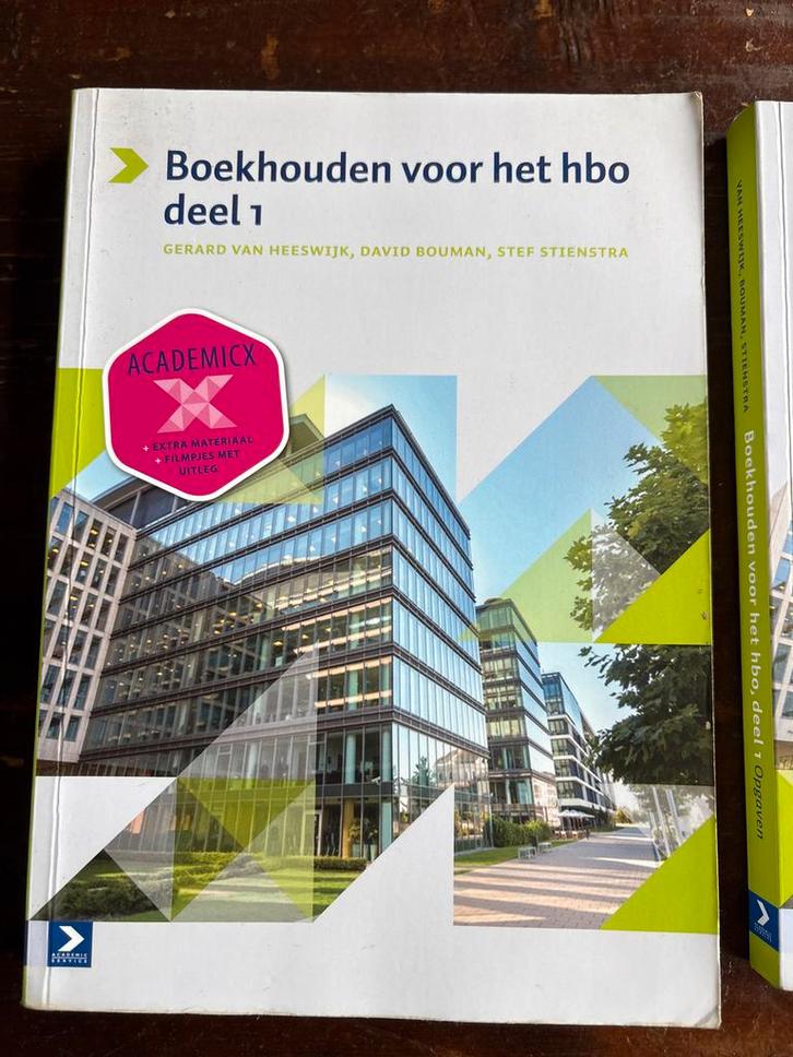 Boekhouden voor het hbo deel 1 en deel 1 Opgaven, Boeken, Studieboeken en Cursussen, Gelezen, HBO, Gamma, Ophalen of Verzenden