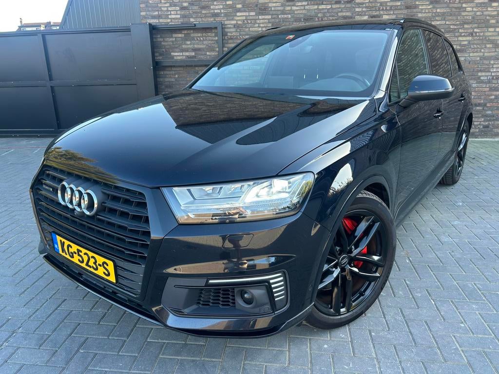 Audi Q7 3.0 TDI 374pk E-tron Quattro Tiptronic 2016 Blauw, Auto's, Audi, Automaat, 258 pk, Blauw, 2420 kg