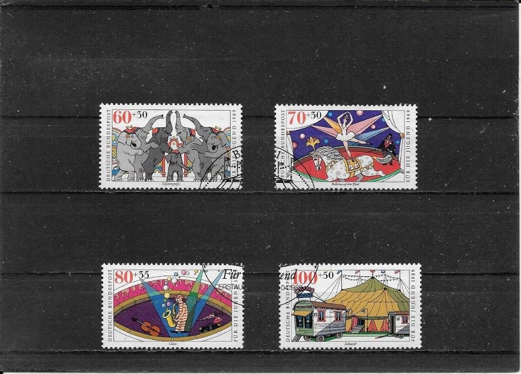 Duitsland circus, Ophalen of Verzenden, BRD, Gestempeld