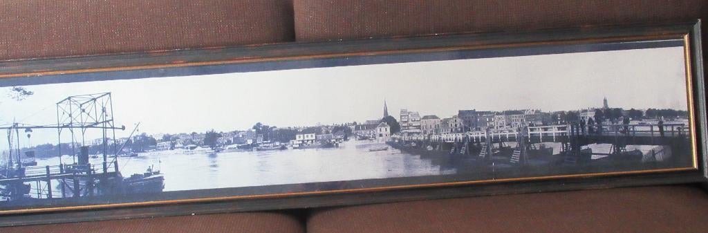 FOTO-RIJN ARNHEM SCHIPBRUG ,DE DION BOUTON,MOLL EUSEBIUSKERK, Verzamelen, Foto's en Prenten, Ophalen, Gebruikt, Foto, Voor 1940