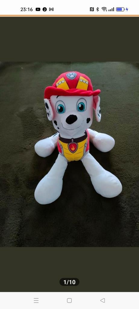 Paw Patrol pluche speelgoed, Ophalen of Verzenden, Zo goed als nieuw, Overige typen