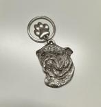 Sleutelhanger Bulldog - tin, Nieuw, Ophalen of Verzenden, Nvt, Merk
