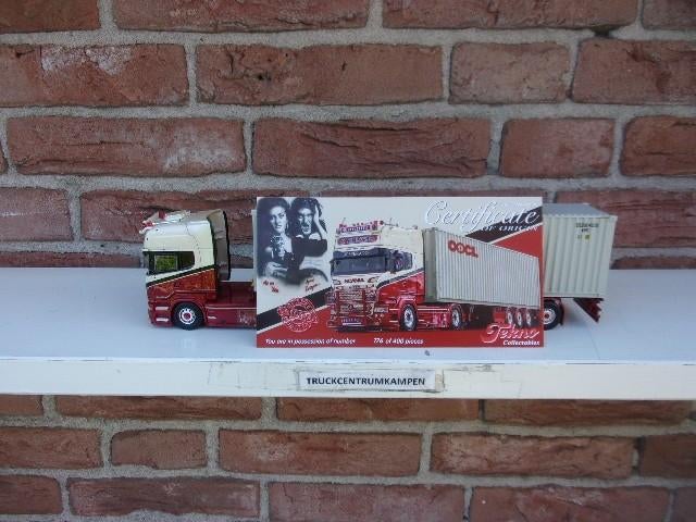 Tekno  Scania  R - Serie  Topline  van  Contlift., Ophalen of Verzenden, Nieuw, Bus of Vrachtwagen, Tekno