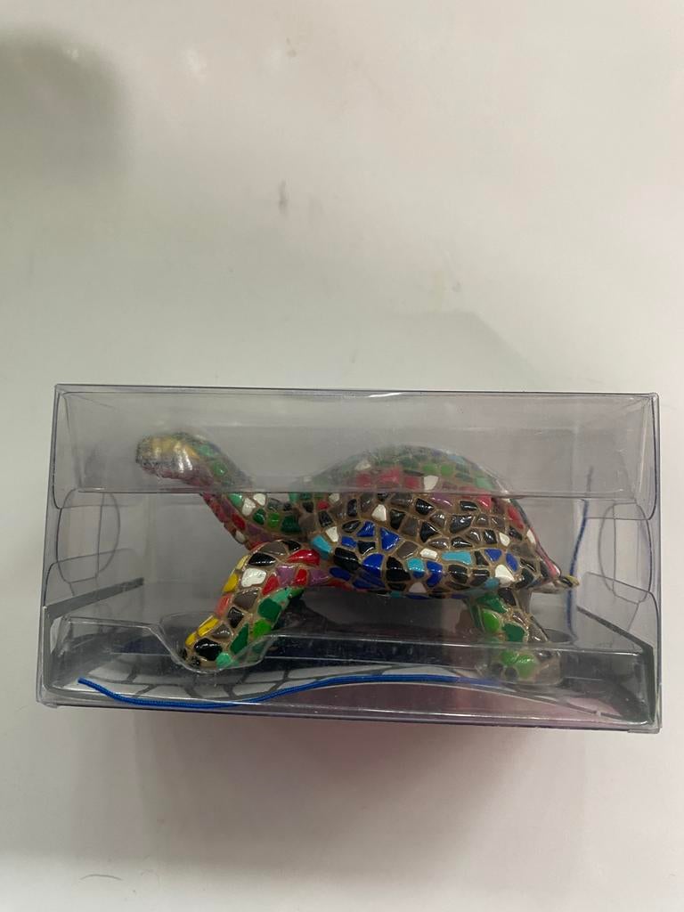 Kleine Barcino Landschildpad Beeldje - Mozaïek Stijl, Ophalen of Verzenden, Nieuw, Dier
