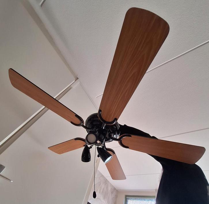 Plafondventilator, Witgoed en Apparatuur, Ventilatoren, Zo goed als nieuw, Plafondventilator, Ophalen