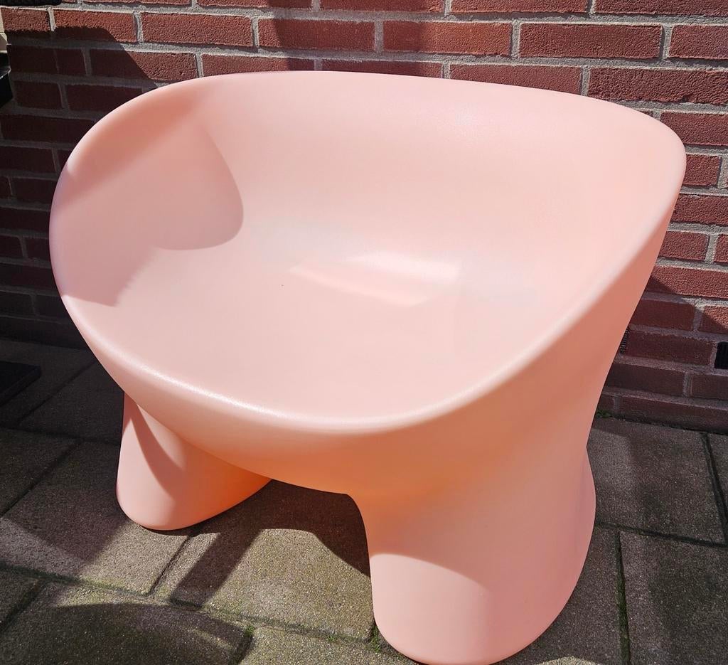 Nieuwe tuinstoel (kunstof zalm roze), Ophalen, Nieuw, Kunststof